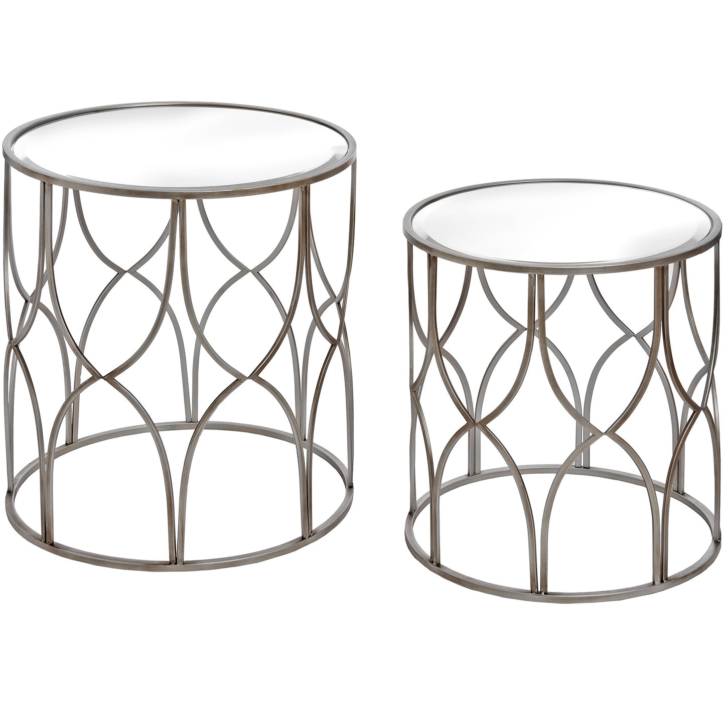 Set of two side tables