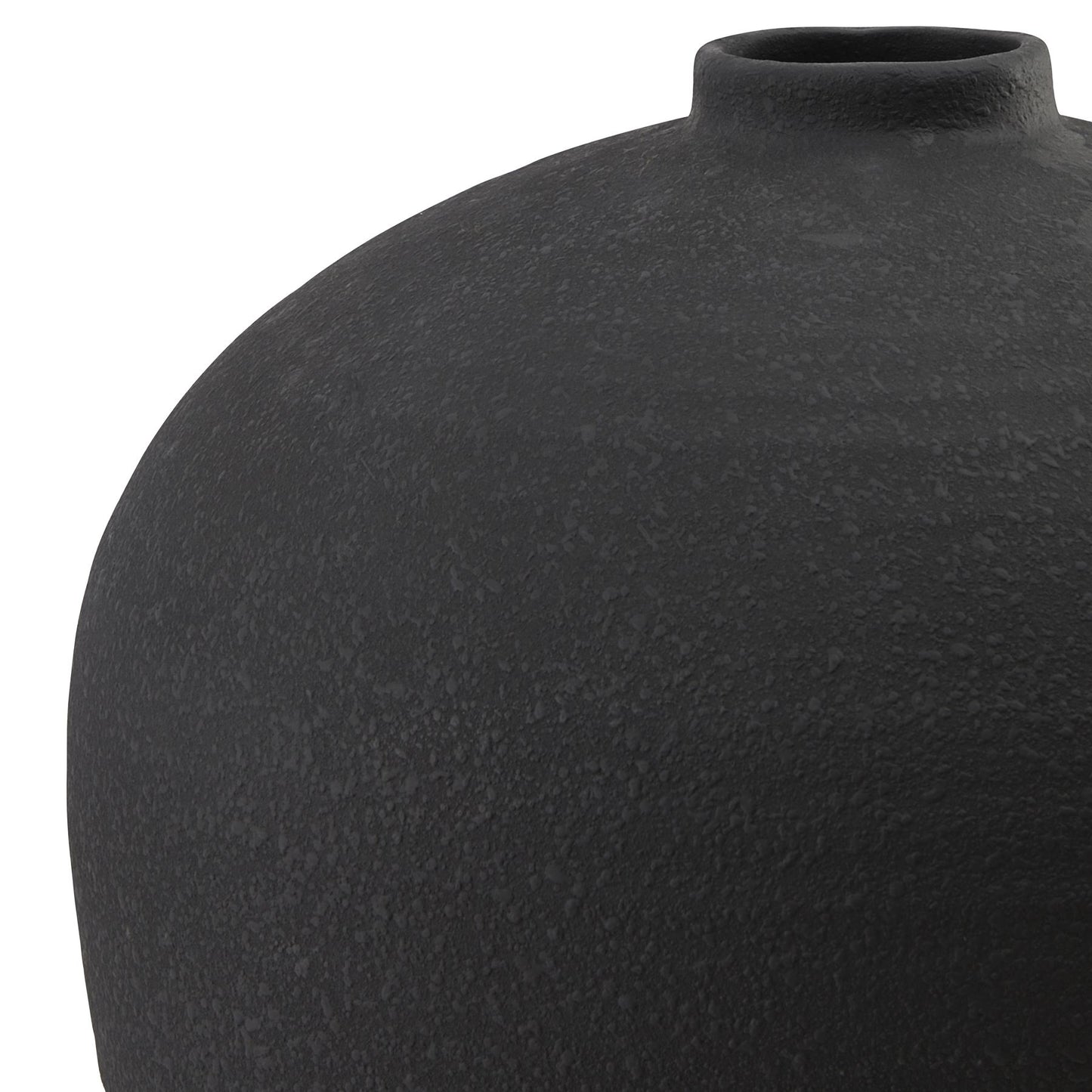 Matte Black Tall Astral Vase