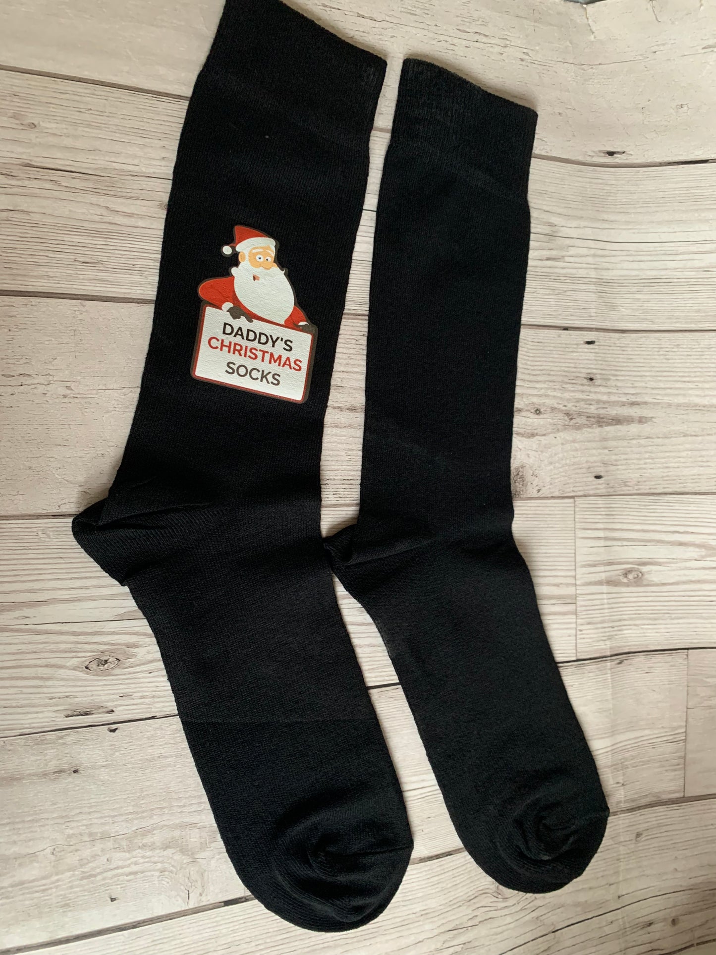 Personalised Santa Claus Christmas Socks