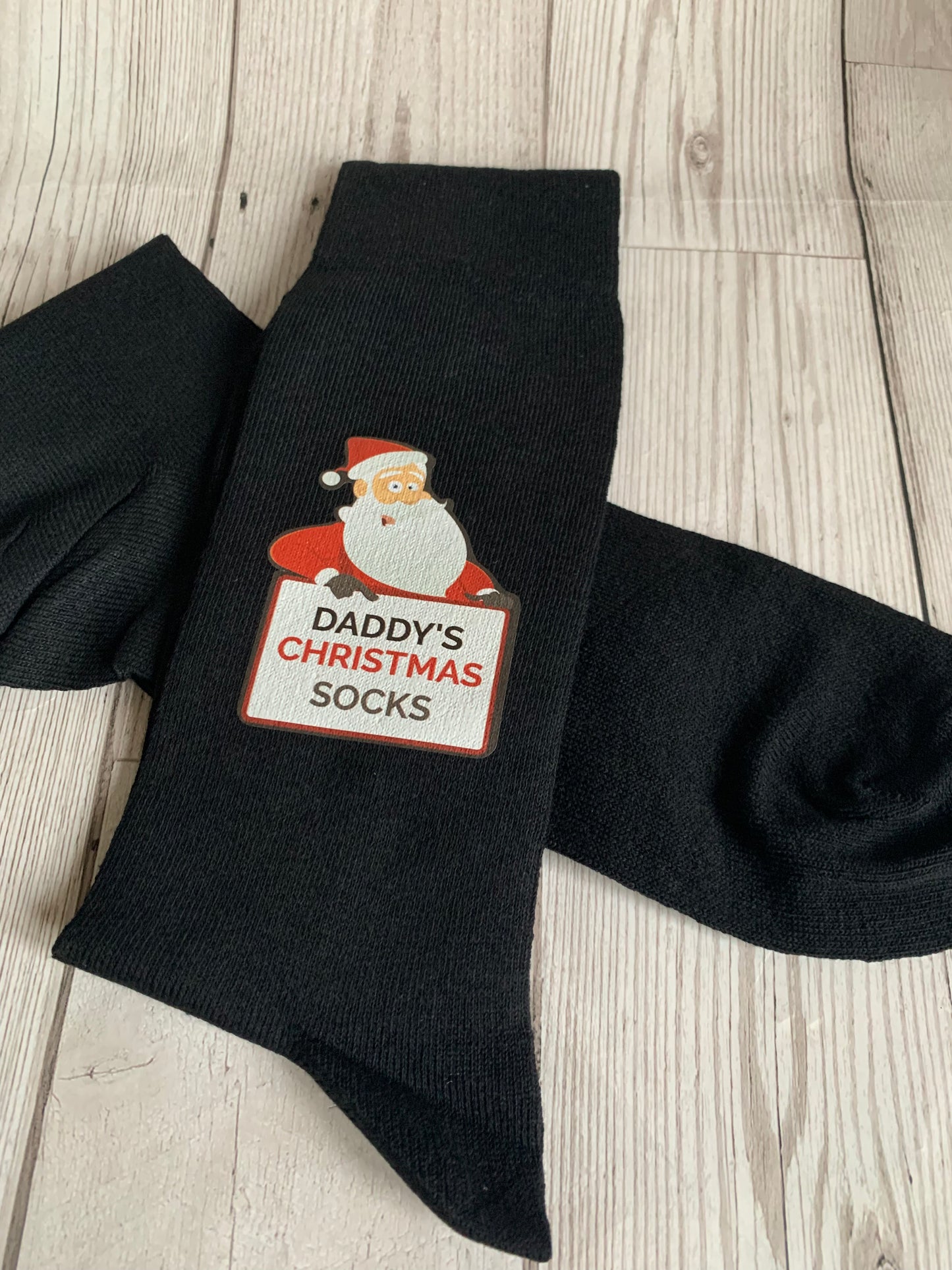 Personalised Santa Claus Christmas Socks