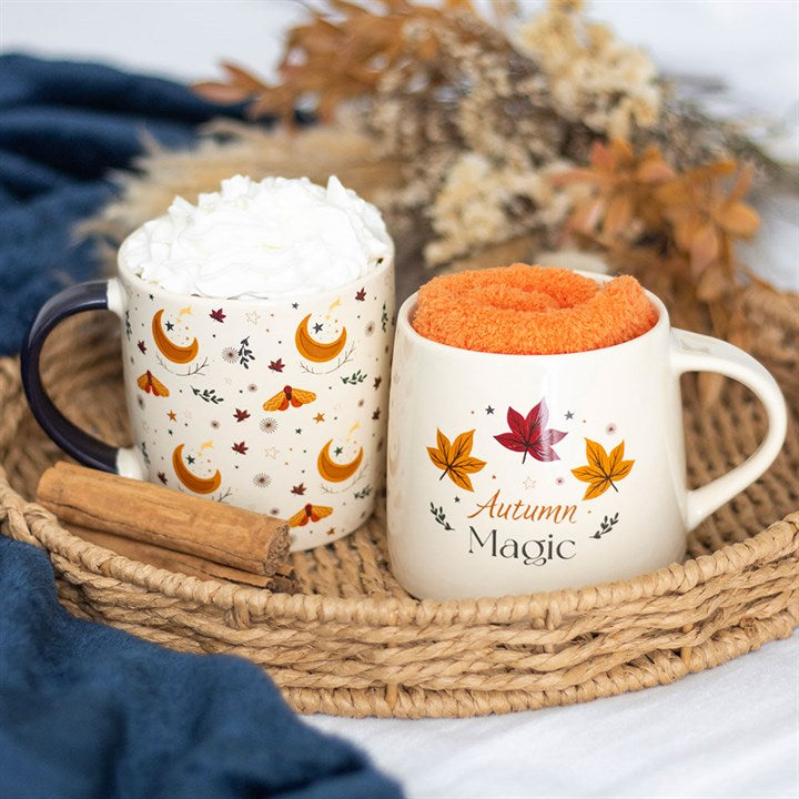 Autumn Magic Harvest Moon Print Mug