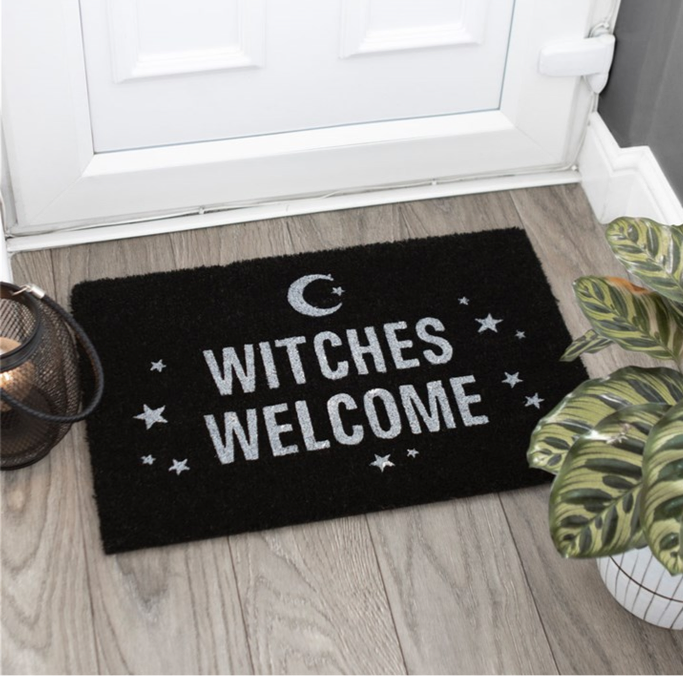 Black Witches Welcome Doormat