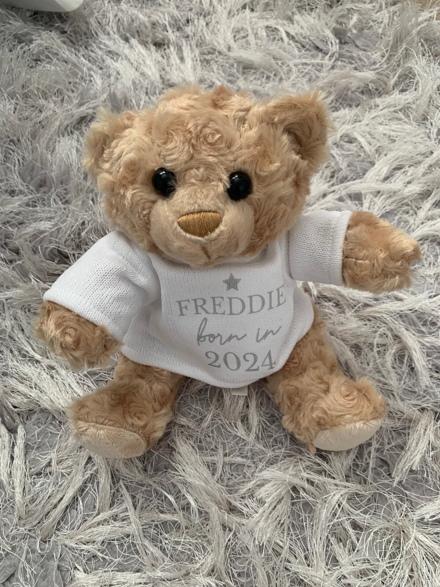 Personalised Born In Teddy Bear