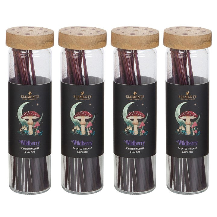 4 Packs of Dark Forest Wild Berry Incense Sticks