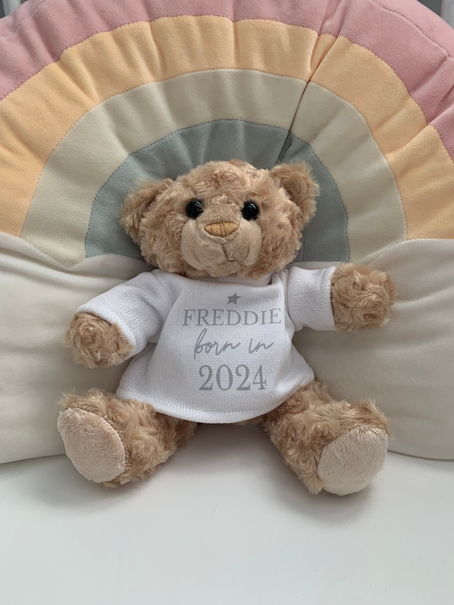 Personalised Born In Teddy Bear