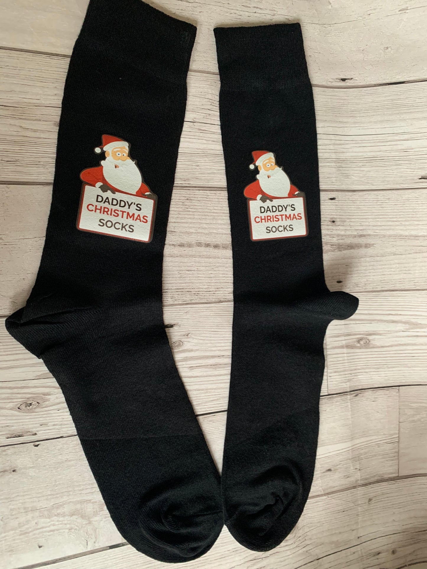 Personalised Santa Claus Christmas Socks