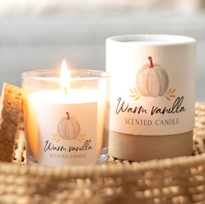 Warm Vanilla Autumn Candle