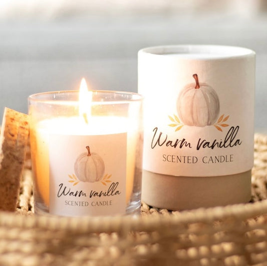 Warm Vanilla Autumn Candle