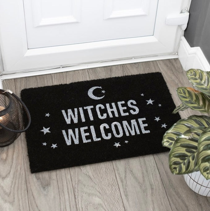 Black Witches Welcome Doormat