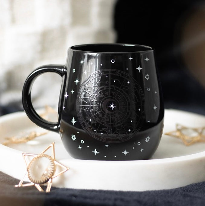 Astrology Wheel Heat Change Mug