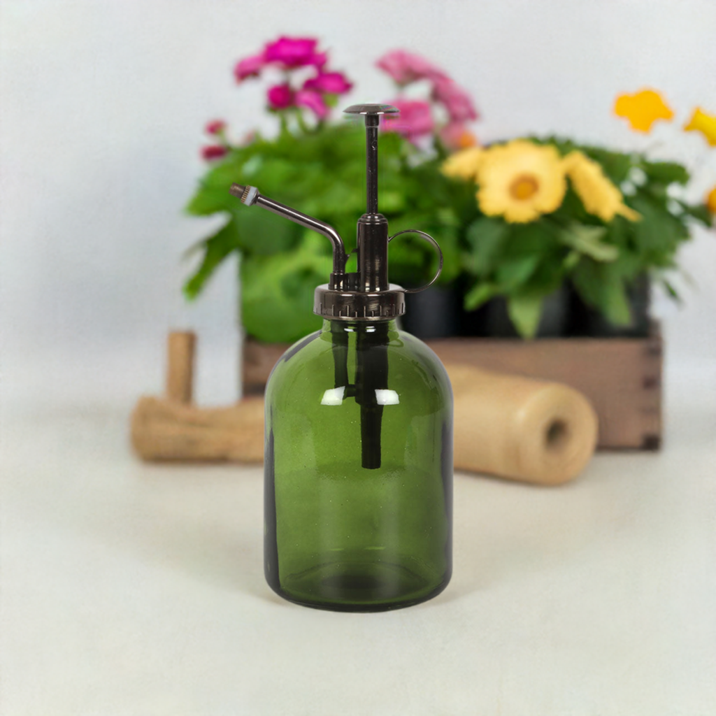 Green Minimalist Glass Plant Mister