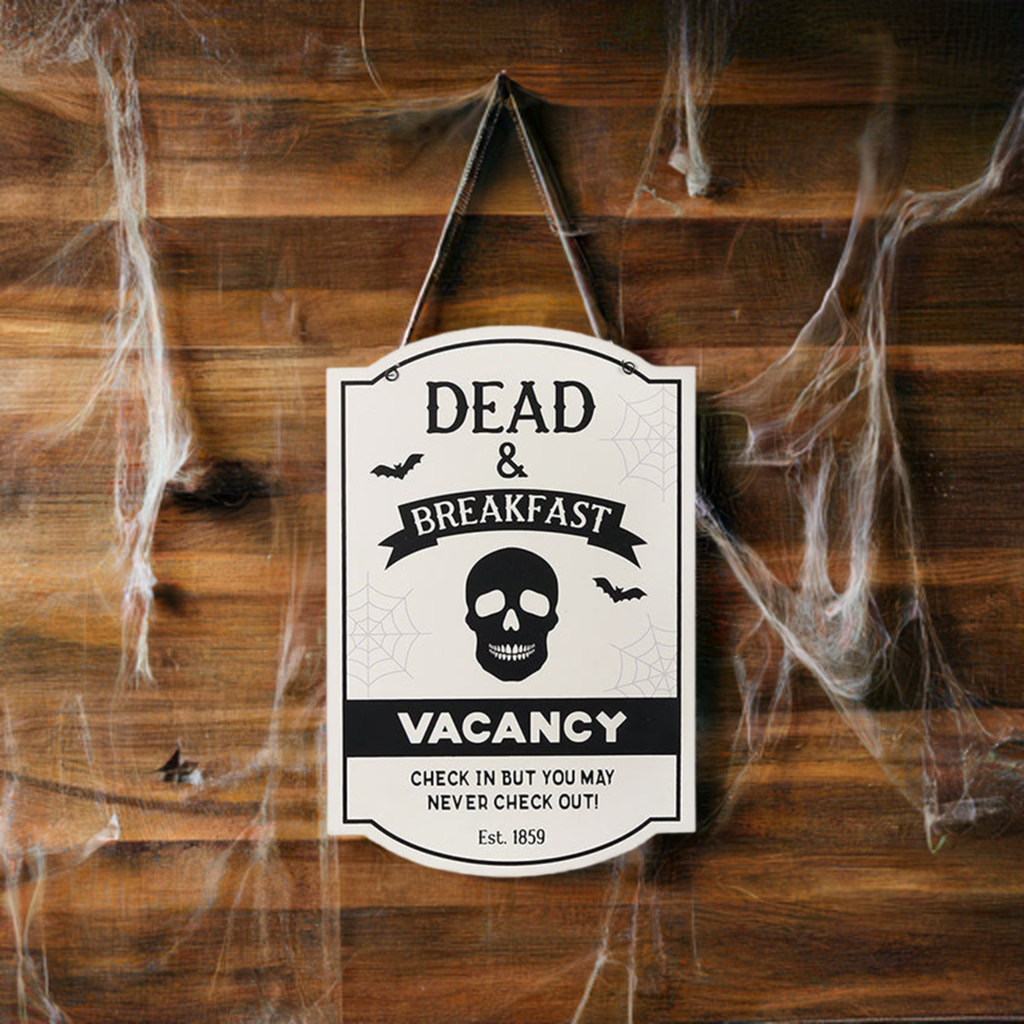 30cm Dead and Breakfast Hanging Sign