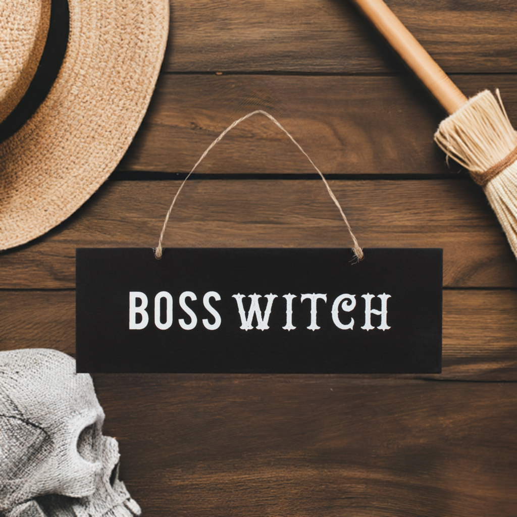 Boss Witch Wall Sign