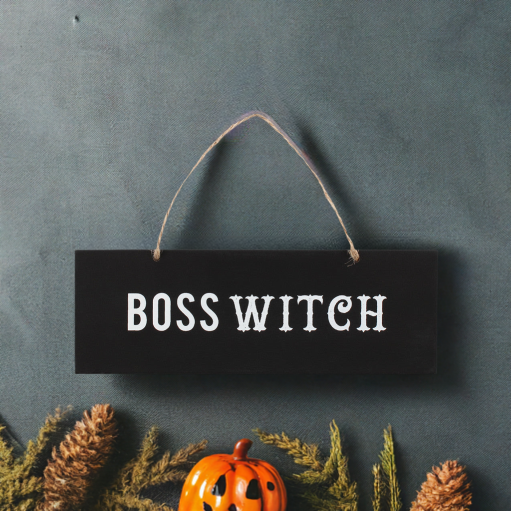 Boss Witch Wall Sign