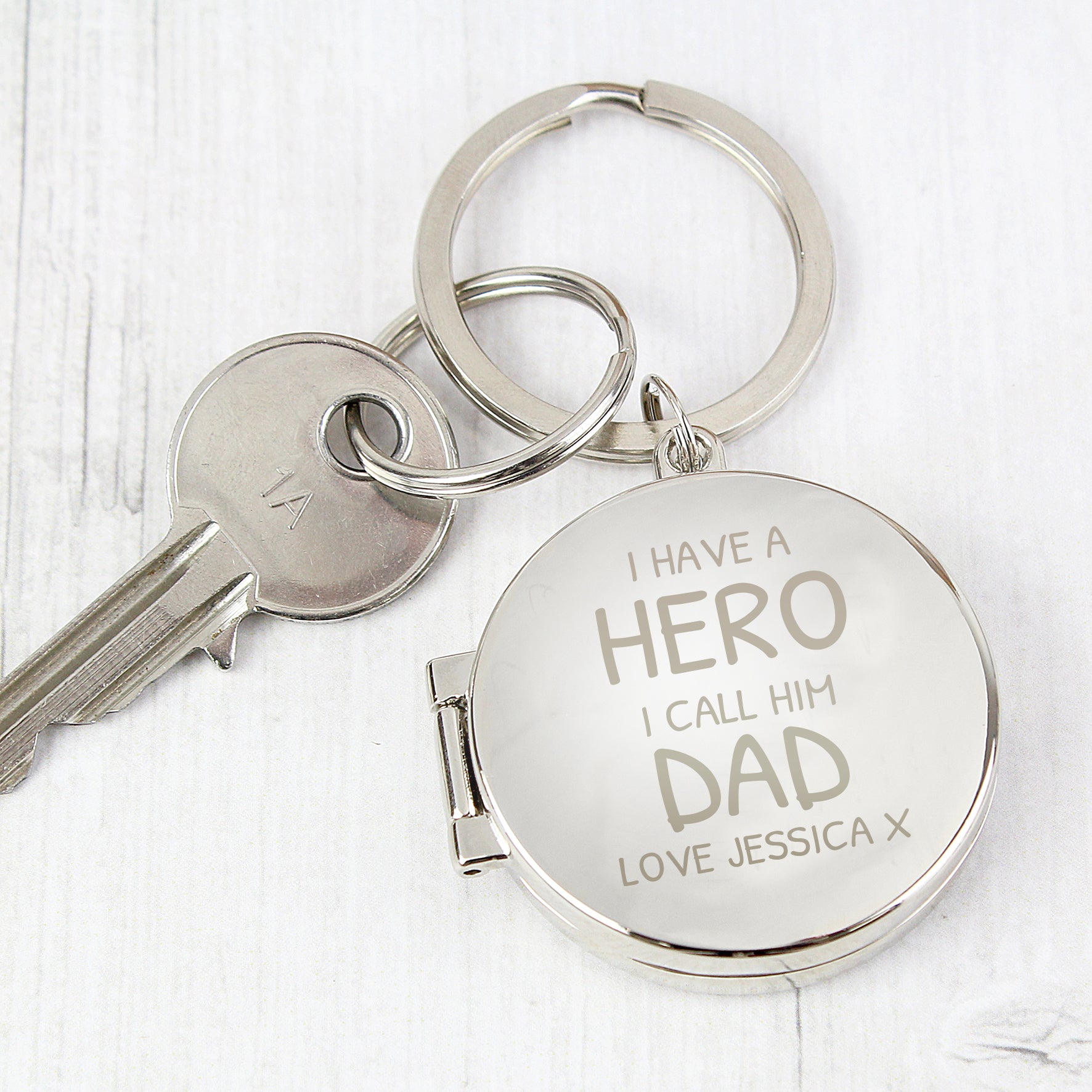 I have a hero personalise keyring 