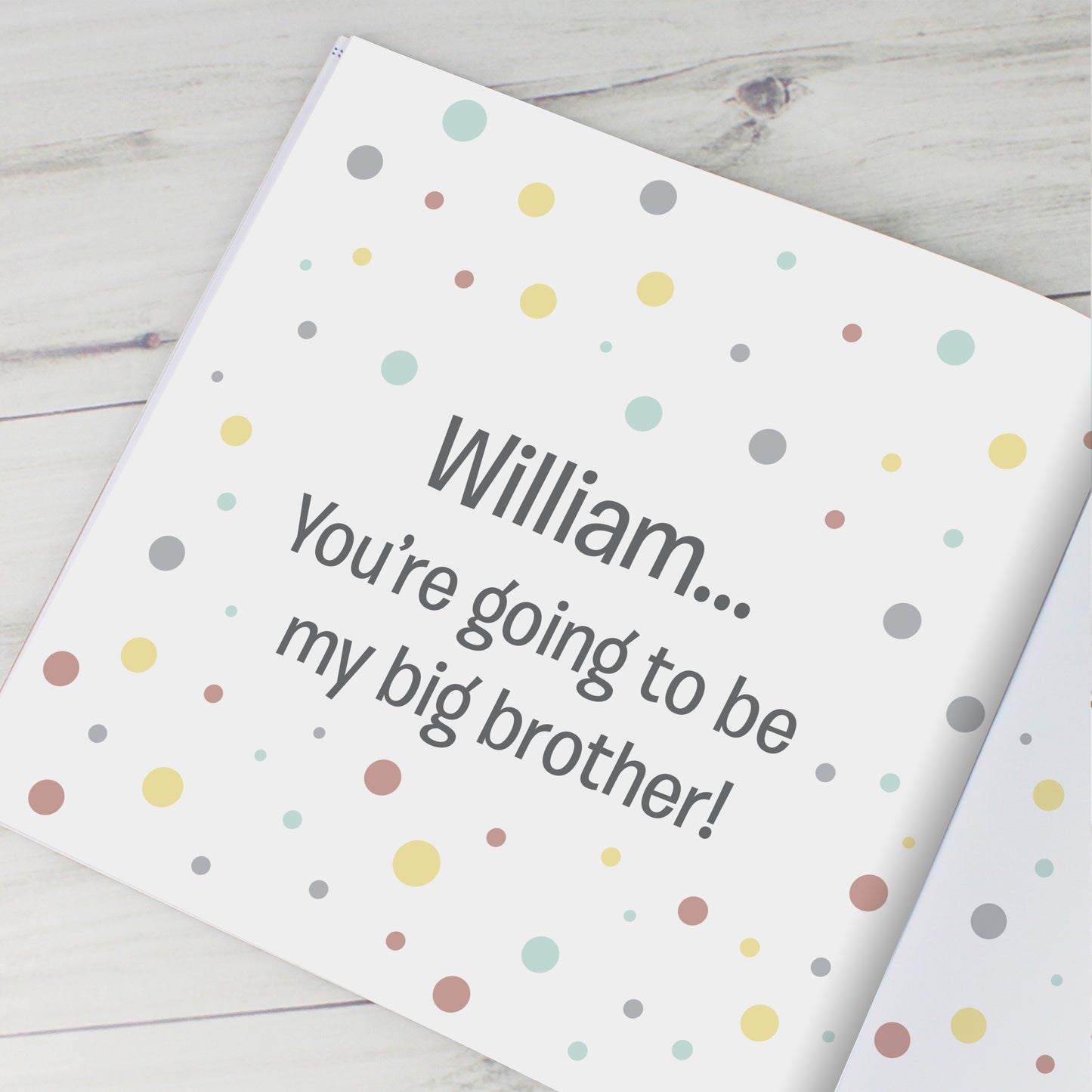 Personalised Big Brother Story Book