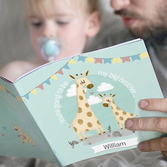 Personalised story book about becoming a big brother