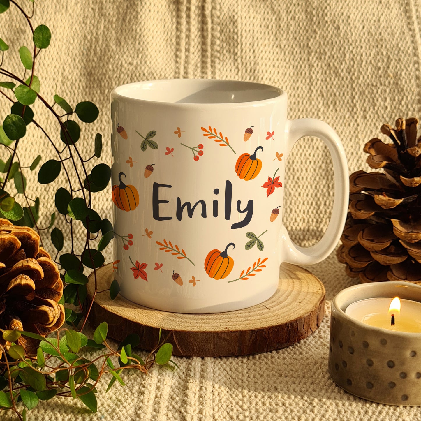 Personalised Pumpkin Mug