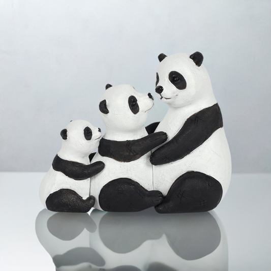 Panda Family Ornament 