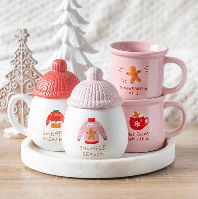 Collection of Christmas mugs