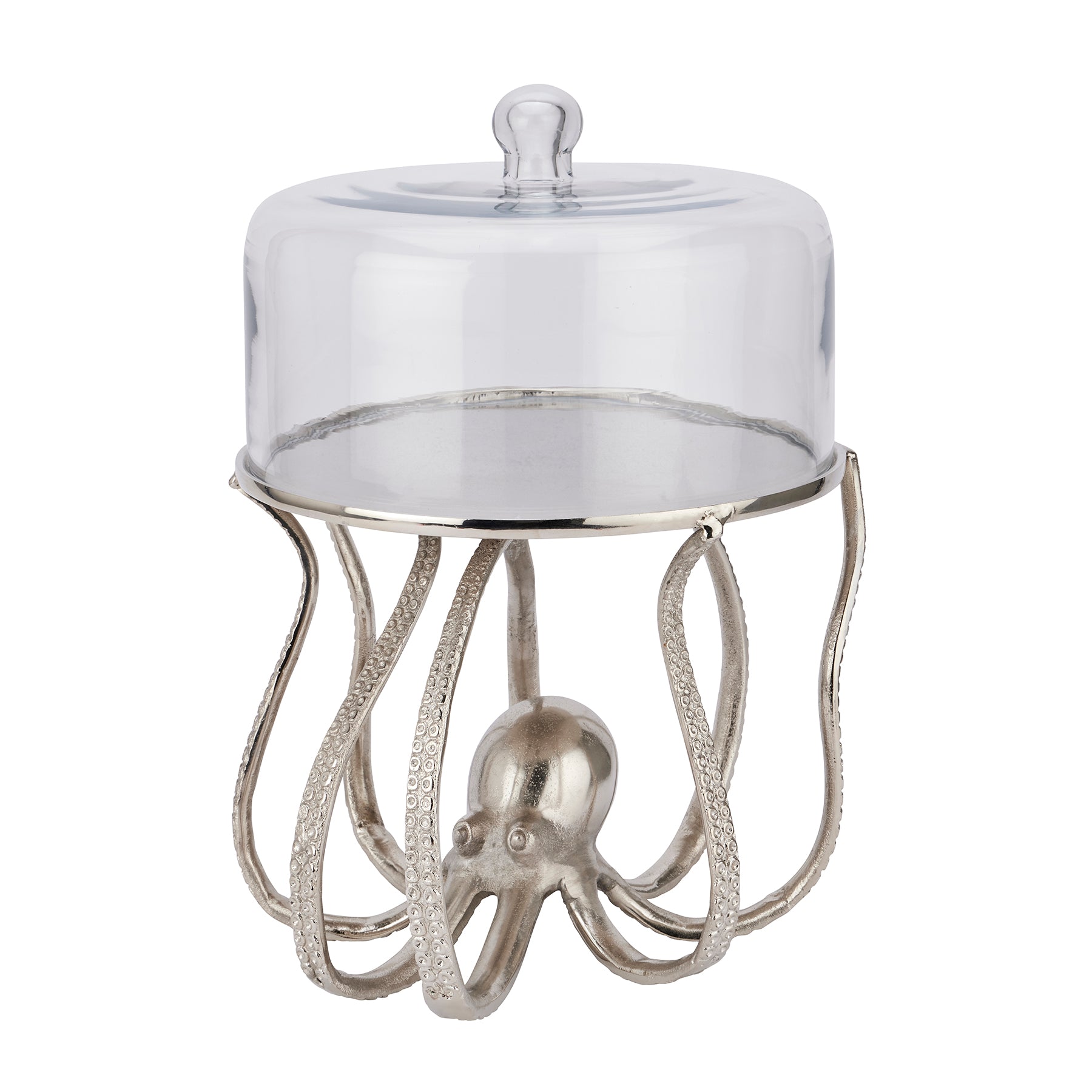 Silver Octopus Cake Stand