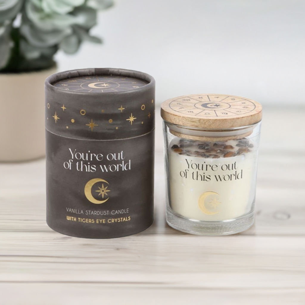 Vanilla Stardust Crystal Chip Candle