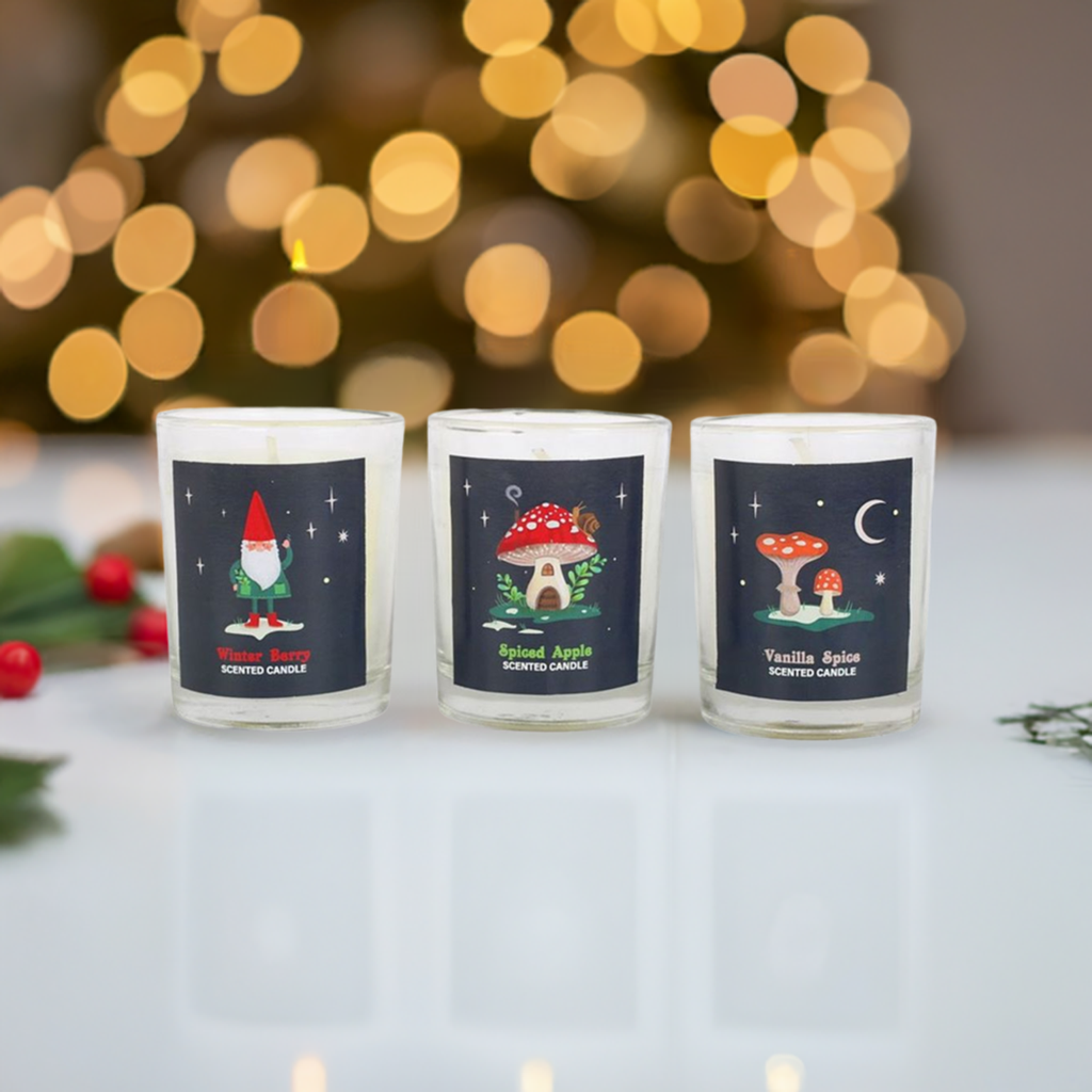 Gnome Sweet Gnome Candle Trio