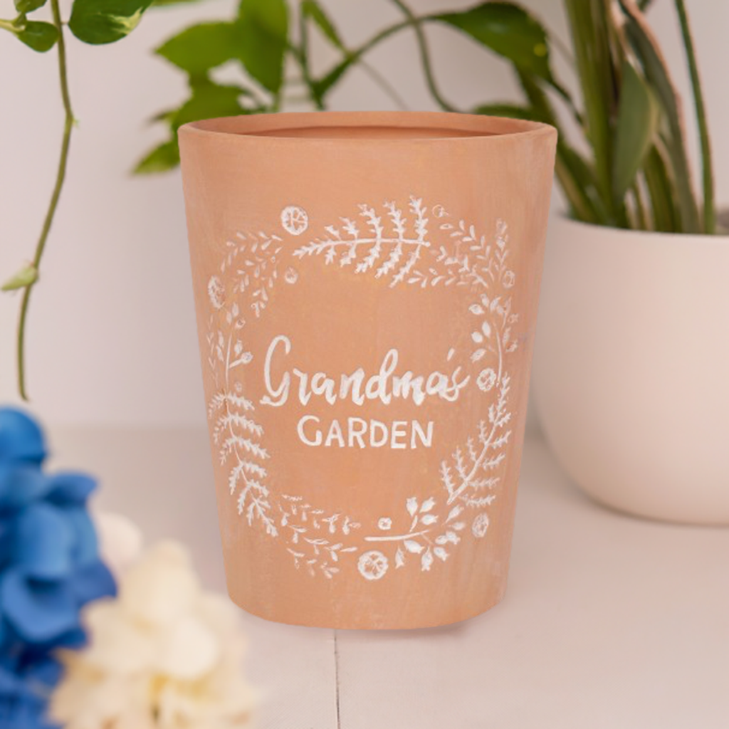 Grandma's Garden Terracotta Plant Pot