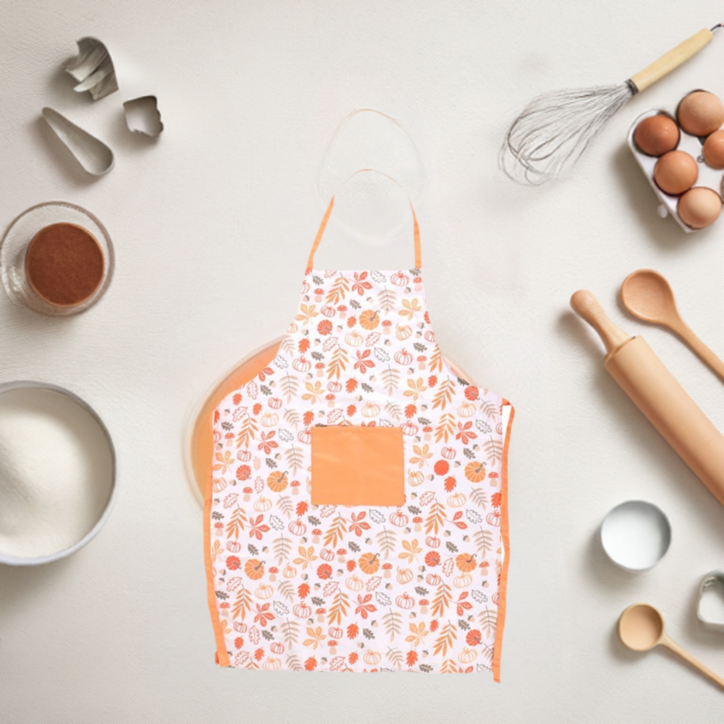 Autumn Leaves and Pumpkins Apron