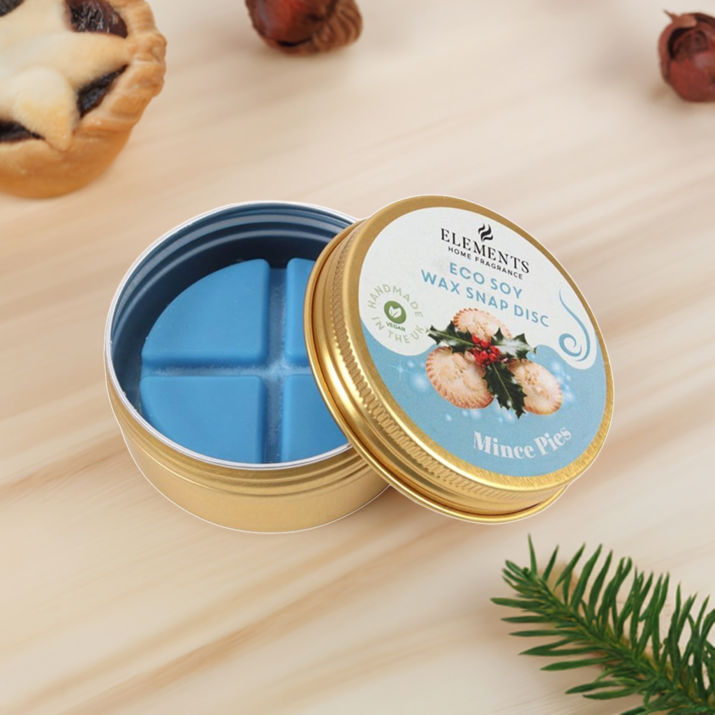 Mince Pies Soy Wax Snap Disc