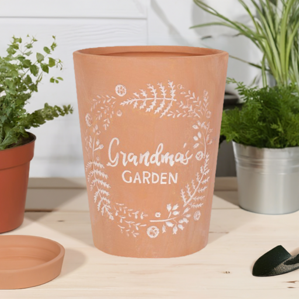 Grandma's Garden Terracotta Plant Pot