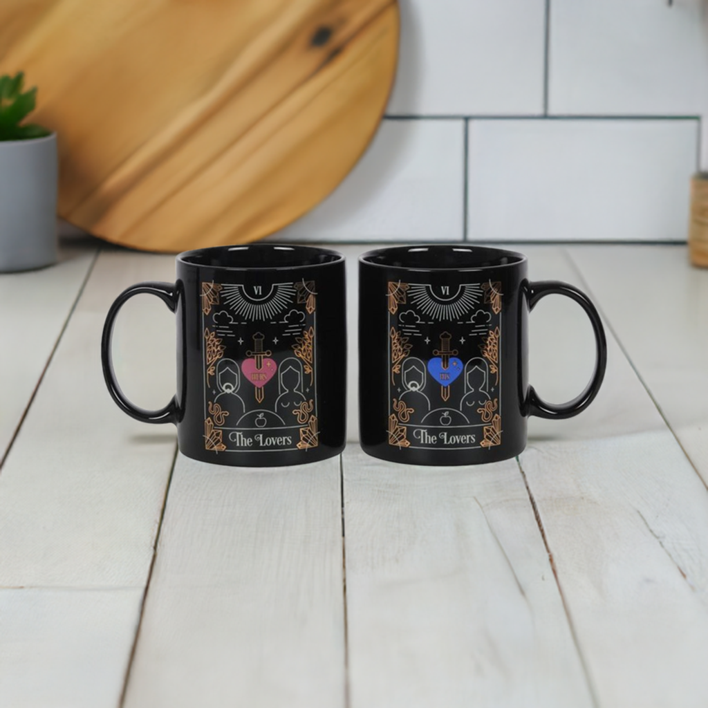 The Lovers Tarot Couples Mug Set