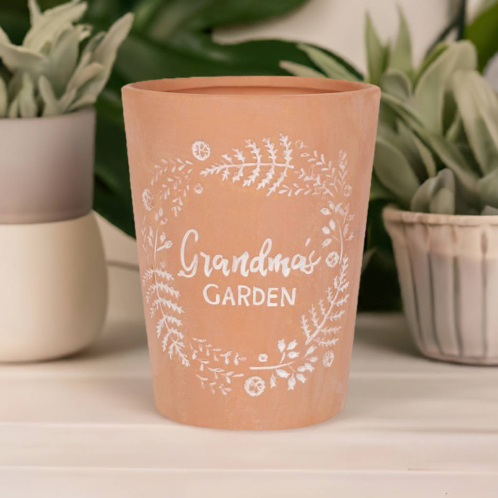 Grandma's Garden Terracotta Plant Pot