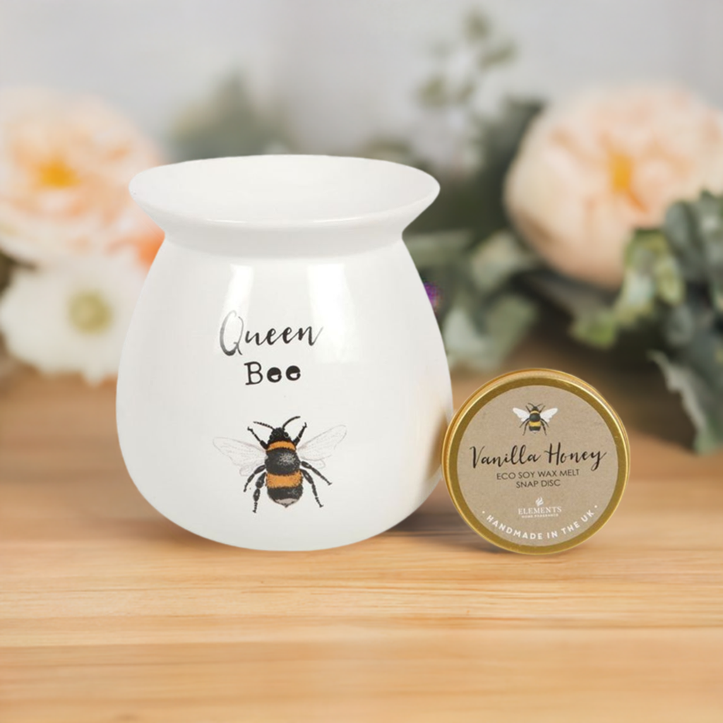 Queen Bee Wax Melt Burner Gift Set