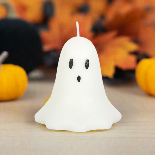 10cm Unscented Ghost Candle