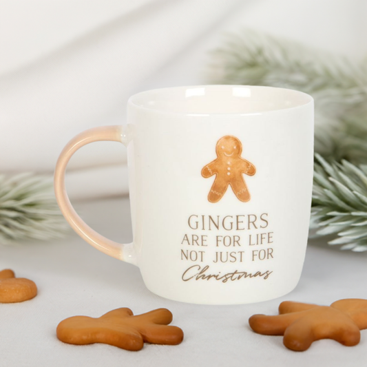 Gingers Are For Life Christmas Mug