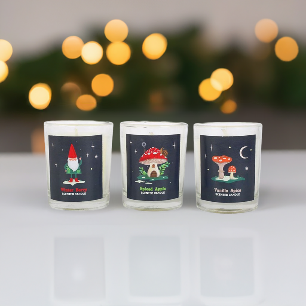 Gnome Sweet Gnome Candle Trio