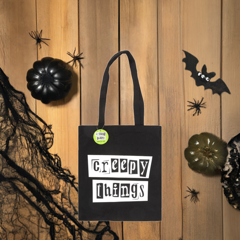 Creepy Things Polycotton Tote Bag