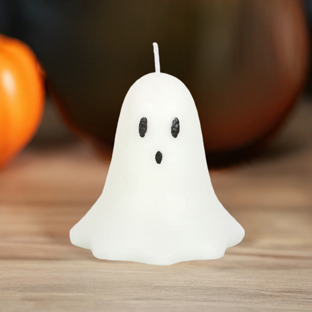 10cm Unscented Ghost Candle