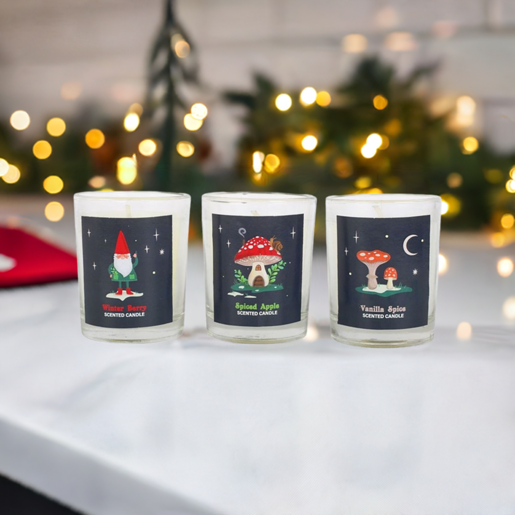 Gnome Sweet Gnome Candle Trio