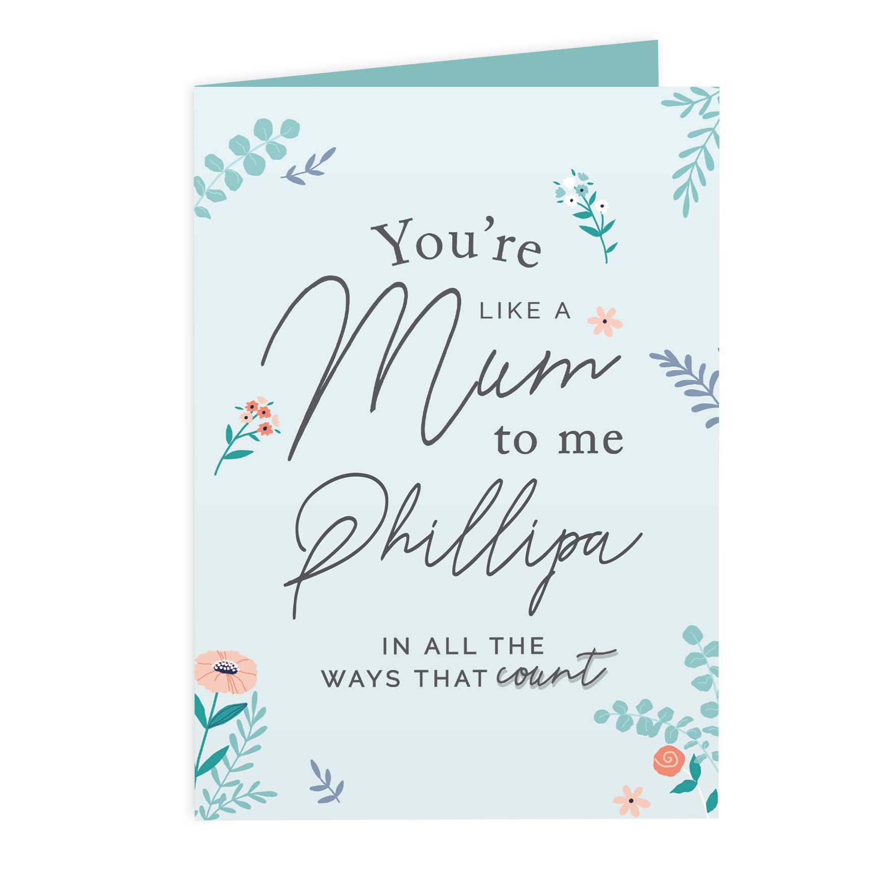 Personalised card for Mothers Day