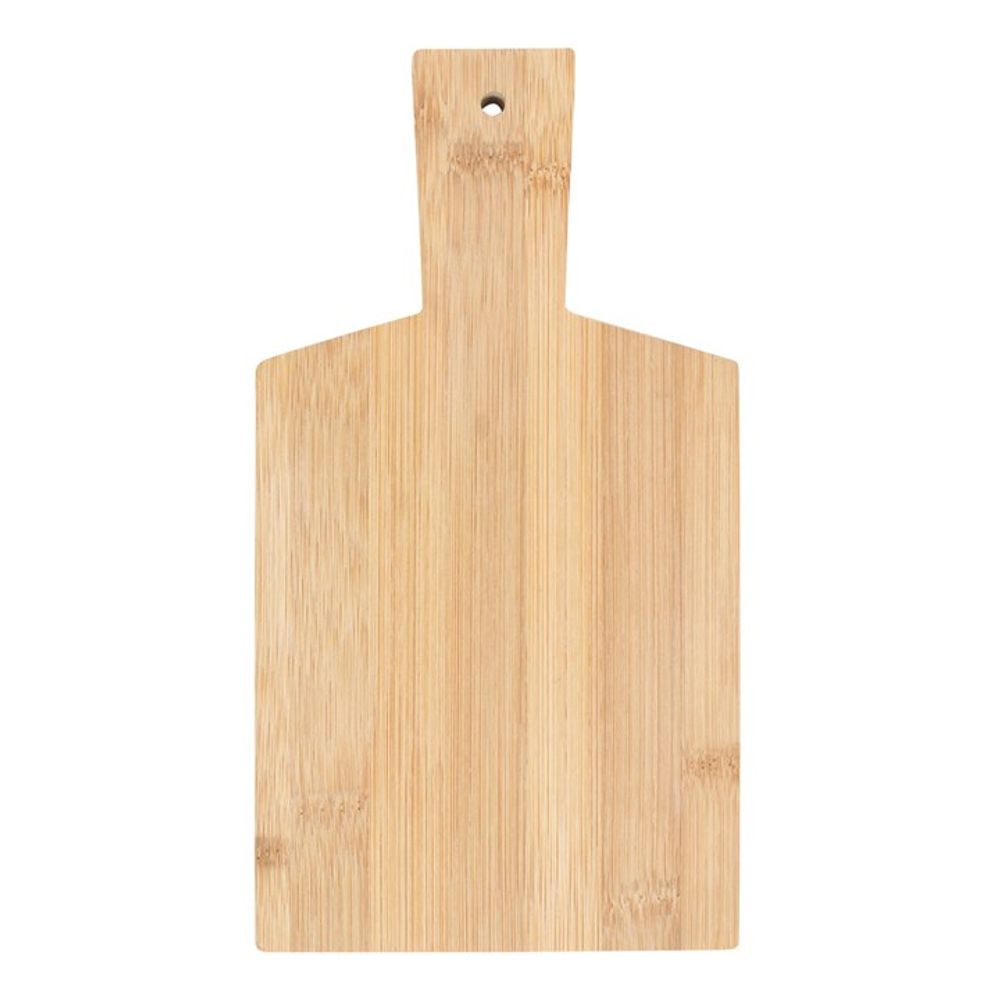 Eat, Drink and Be Merry Bamboo Serving Board