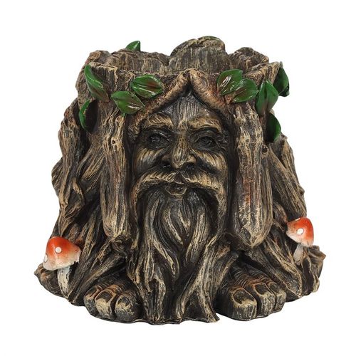 14cm Green Man Plant Pot