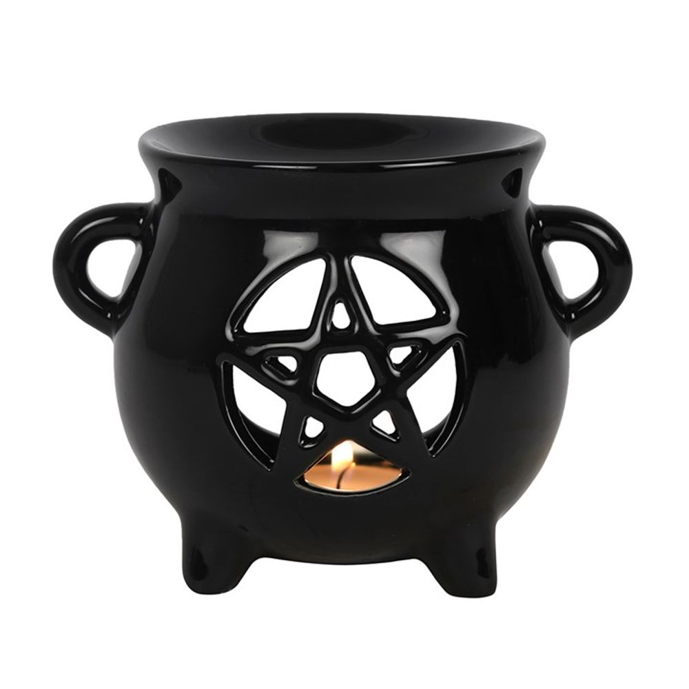 Pentagram Cauldron Oil Burner