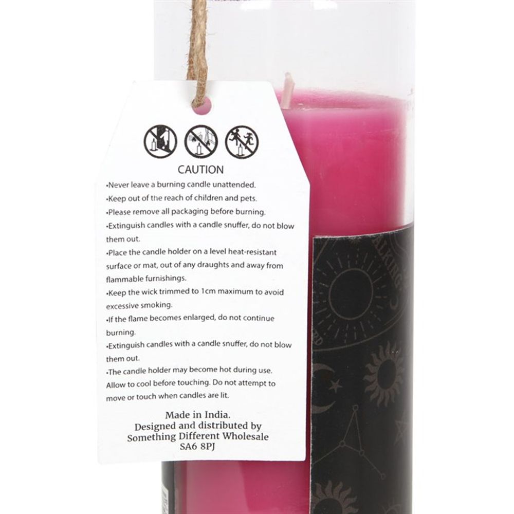 Floral 'Friendship' Spell Tube Candle