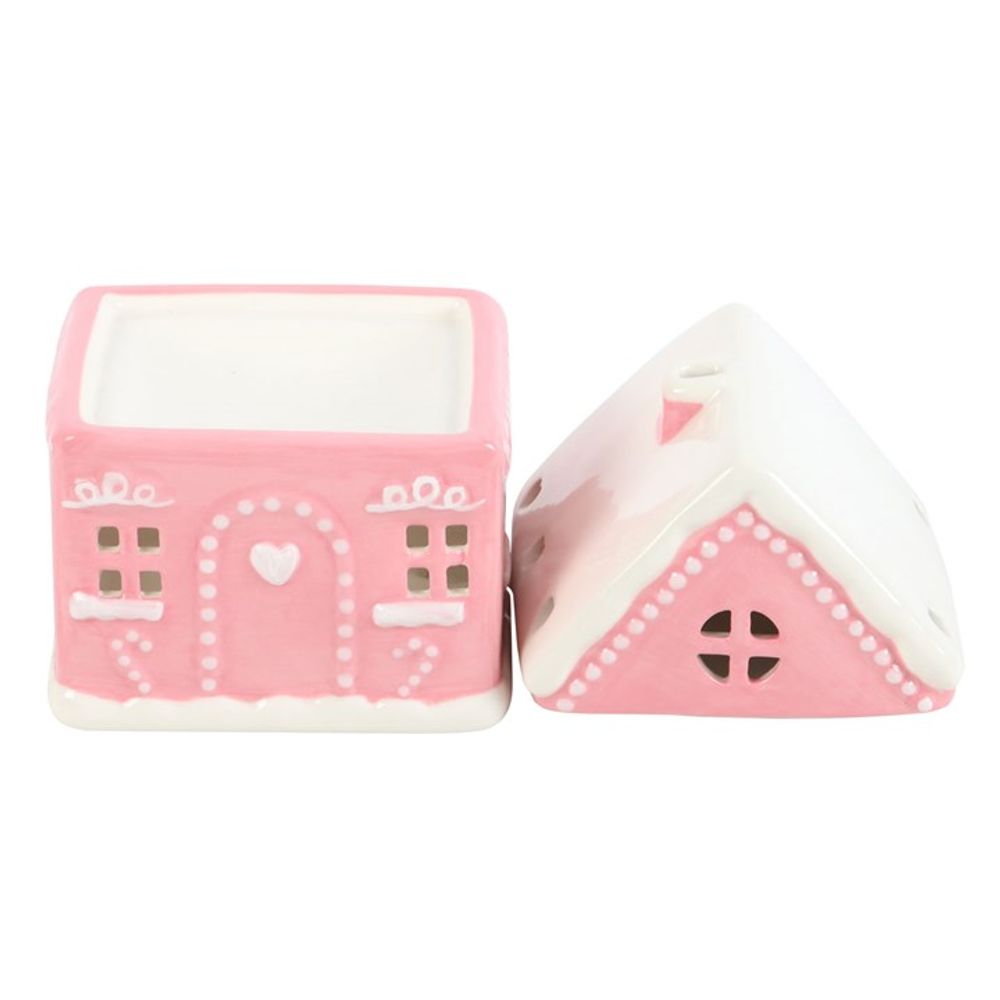 Pink Gingerbread House Oil Burner