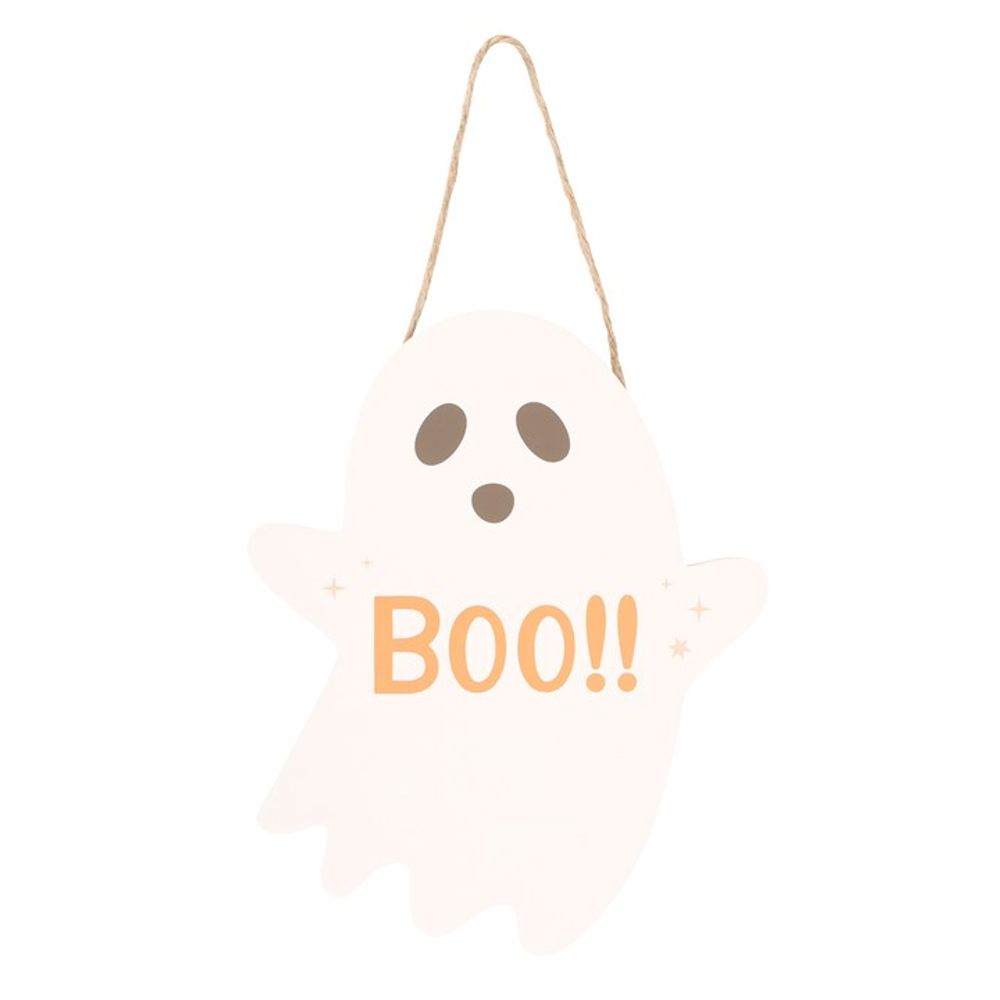 Ghost Shaped Hanging Sign