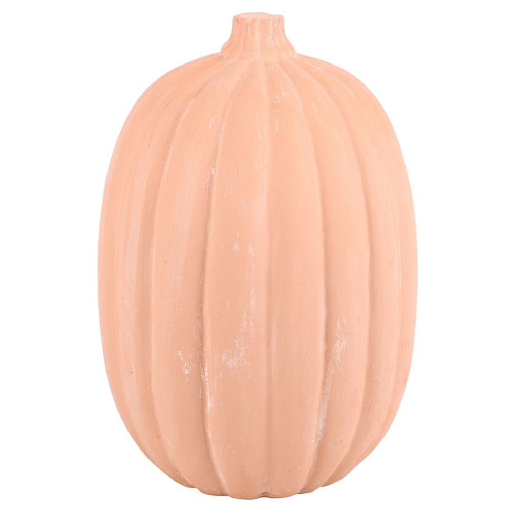 Extra Large Terracotta Pumpkin Ornament