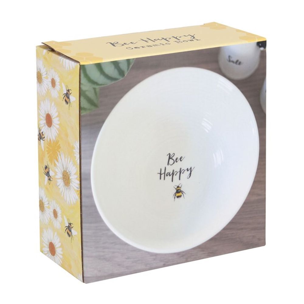 Bee Happy Ceramic Bowl